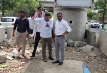 पावसाळ्यापूर्वी बाणेर रोडवरील वाहतूक व मेट्रो कामांची अतिरिक्त आयुक्त ओमप्रकाश दिवटे यांच्याकडून संयुक्त पाहणी; संबंधित विभागांना तातडीच्या सूचना