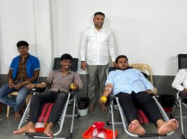 शिवराज्याभिषेक दिनी सोमेश्वरवाडीत रक्तदानाचा विक्रम; १२०३ रक्तदात्यांचा उत्स्फूर्त सहभाग -नात रक्ताचं शिवभक्तांचं