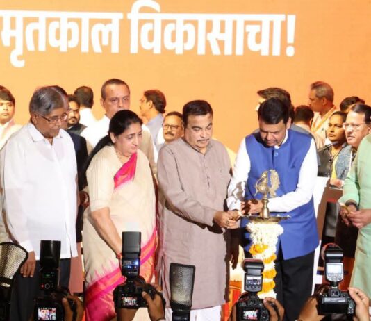 ‘तीन उन्नत मार्गांमुळे पुण्याची वाहतूक कोंडी व प्रदूषणाचा प्रश्न सुटणार’ –केंद्रीय मंत्री नितीन गडकरी