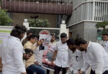 सोनम वांगचुक यांना वंदे मातरम् संघटनेचा जाहीर पाठिंबा; धर्मेंद्र प्रधान यांच्या निषेधार्थ जोडे मारो आंदोलन