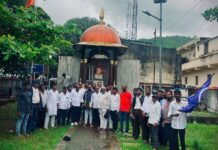 जंतर-मंतरवरील विद्यार्थ्यांवरील लाठीहल्ल्याच्या निषेधार्थ पौडमध्ये शांततापूर्ण धडक मोर्चा