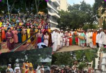 आषाढी एकादशीनिमित्त राधेश्वरी नगरात पंढरीच्या वारीचा भक्तिमय सोहळा उत्साहात संपन्न