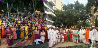 आषाढी एकादशीनिमित्त राधेश्वरी नगरात पंढरीच्या वारीचा भक्तिमय सोहळा उत्साहात संपन्न