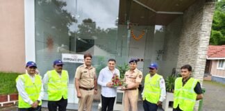 सूस-नांदे परिसरातील वाहतूक सुरळीत करण्यासाठी पोलिसांचा आणि सनीज वर्ल्डचा पुढाकार