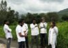 आंदेशे-मांदेडे रस्त्यावर खड्ड्यांचे साम्राज्य; चार-पाच दिवसांत दुरुस्तीची ग्रामस्थांची मागणी