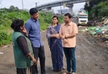 सुस गावातील स्वच्छता व्यवस्थेची पाहणी; प्रभावी स्वच्छतेसाठी नियमित पाहणी व आवश्यक उपाययोजनांच्या सूचना