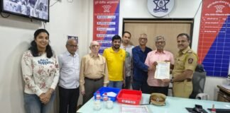 बाणेर-बालेवाडीत शांततापूर्ण गणेशोत्सव साजरा व्हावा यासाठी BWF कडून बाणेर पोलिसांना विनंती पत्र