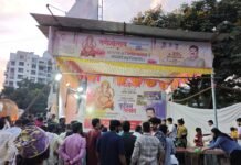 पर्यावरणपूरक गणेश विसर्जनाला बालवेडीत उत्स्फूर्त प्रतिसाद