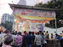 पर्यावरणपूरक गणेश विसर्जनाला बालवेडीत उत्स्फूर्त प्रतिसाद