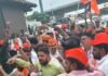 मनोज जरांगे पाटील यांच्या उपोषणाला पाठिंबा; कात्रज चौकात मराठा समाजाचा रास्ता रोको