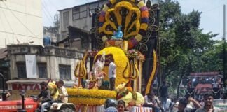 पुणे शहरात ६ लाख ७७ हजार गणेशमूर्तींचे विसर्जन; ७ लाख १५ हजार किलो निर्माल्य संकलित
