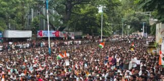 औषध निरीक्षक परीक्षा प्रकरणाच्या निषेधार्थ विद्यार्थ्यांचा मोर्चा;एम.पी.एस.सी. अध्यक्षांसह जबाबदार अधिकाऱ्यांना बडतर्फ करण्याची मागणी