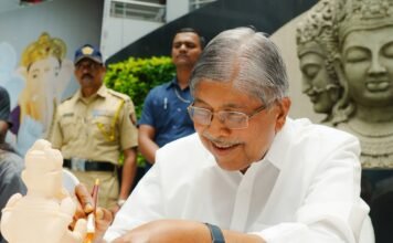 पर्यावरणपूरक गणेशोत्सव साजरा करावा उच्च व तंत्रशिक्षण मंत्री चंद्रकांतदादा पाटील यांचे आवाहन