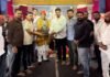 बालेवाडीतील अष्टविनायक मंडळाला रावसाहेब दानवे पाटील यांची भेट; गणरायाची आरती अमोल बालवडकर यांनी केले स्वागत