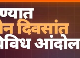 पुण्यात दोन दिवसांत विविध आंदोलने