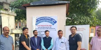 आनंदवन ज्येष्ठ नागरिक संघाला एक्सपर्ट सुपर स्पेशलिटी क्लिनिक तर्फे व्हीलचेअर प्रदान