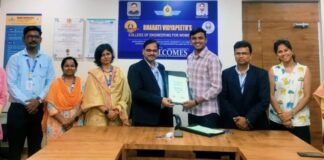 विद्यार्थिनींच्या कौशल्यविकासाला उद्योगजगताची जोड; भारती विद्यापीठ्स कॉलेज ऑफ इंजिनिअरिंग फॉर विमेन आणि क्रिस्टल्स एंटरप्रायझेसमध्ये सामंजस्य करार